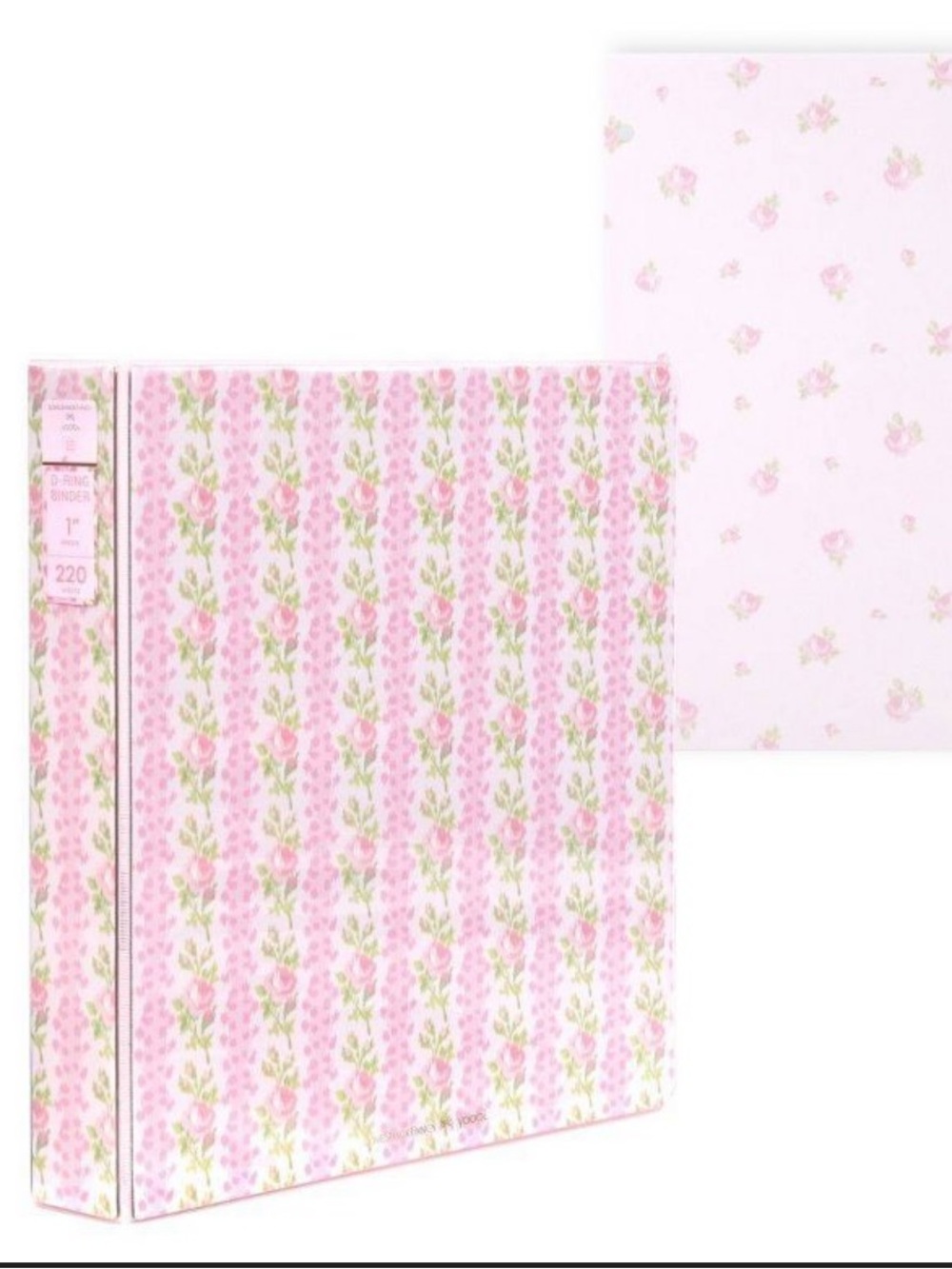 LoveShackFancy x Target - Yoobi
Blooming Heirloom 1" Binder and 5-Tab
Dividers